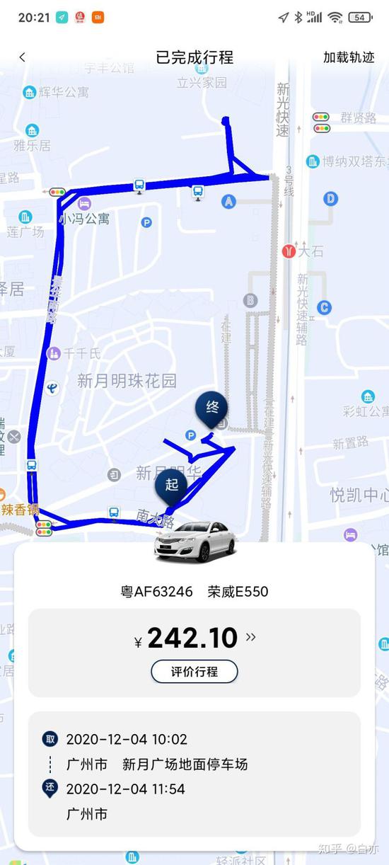 網(wǎng)友開車軌跡圖